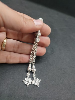 İskeçe Tesbih 475 Ayar Gümüş Tesbih Püskülü 1091