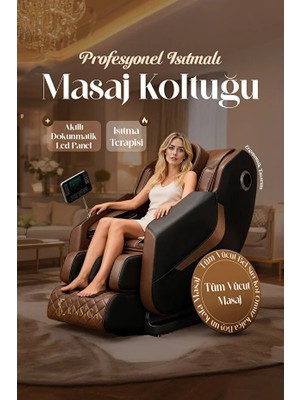 Ensiga Tüm Vücut Bel Sırt Kol Omuz Kalça Boyun Kafa - Isıtmalı Profesyonel Masaj Koltuğu