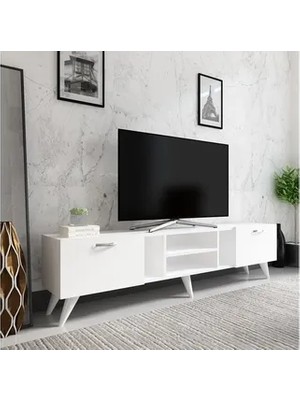 Vivense Derya Dekor Rudy Tv Sehpasi Beyaz