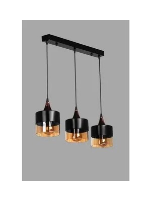 Vivense Lumexx Sahra Üçlü Sıralı Sarkıt Siyah