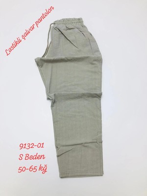 Sedef 9132 Keten Şalvar Pantlon