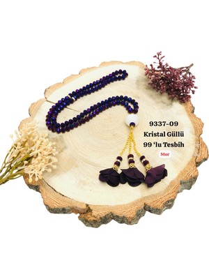 Sedef Kristal Güllü 99'lu Tesbih