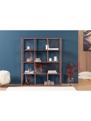 Vivense Lola Rose Small Metal Kitaplık, Kırmızı