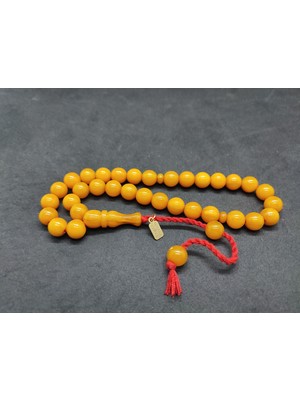 İskeçe Tesbih Osama Omari Usta Eseri 50 Yaşında Horoz Imame Havşalı Alman Faturan Tesbih Sertifikalı 9704