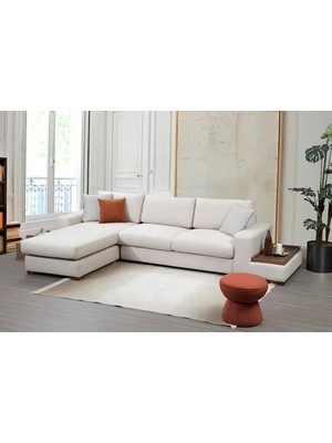 Vivense Loop Mini Köşe Koltuk, Krem