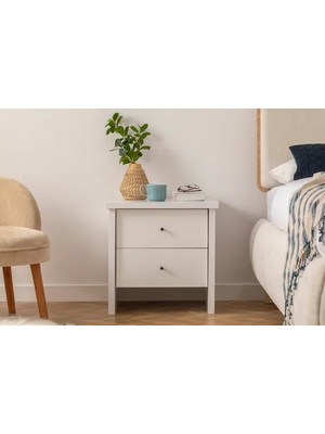 Vivense Luna Pandia Komodin, Beyaz