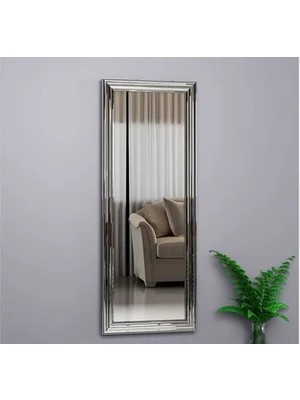 Vivense Mone Ayna Dekoratif Salon Aynası, Gümüş, 40X105