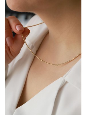 Aydın Kuyumculuk 14 Ayar Altın,mini Dorika Toplu Kolye AGKLY715