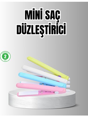 KSB Store Taşınabilir Seramik Kaplama Mini Saç Düzleştirici – Seyahat ve Günlük Kullanım Için Ideal - Lisinya