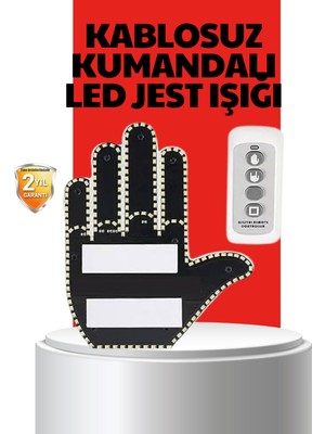KSB Store Uzaktan Kumandalı LED Jest Işığı – 3 Farklı Hareket Modu - Lisinya