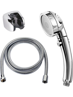 KSB Store Su Tasarruflu Duş Başlığı Aç Kapa Özellikli 3 Kademeli Su Akış Ayar Fonksiyonu ( Lisinya )