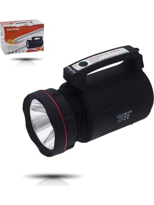 KSB Store GS-8006 Parlak Ledli Taşınabilir Şarj Edilebilir El Feneri 15W ( Lisinya )