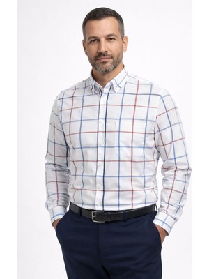 Lugon Klasik Regular Fit Uzun Kol Erkek Gömlek 7614