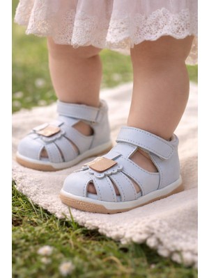 Tuğba Ortopedi 364 Bebek Ilk Adım Deri Korseli Sandalet