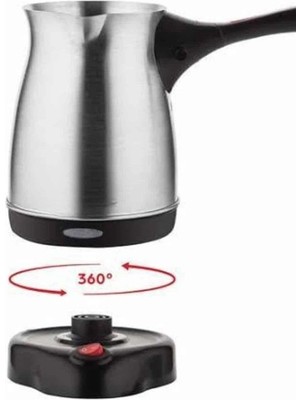Ergün Store Çelik Kahve Makinesi Cezve 800 Watt Paslanmaz Çelik Türk Kahvesi Makinesi - Lisinya