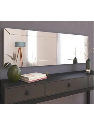 Vivense Mone Ayna Dekoratif Duvar Aynası, Beyaz, 40X120