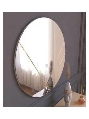 Vivense Mone Ayna Dekoratif Modern Desen Yuvarlak Ayna