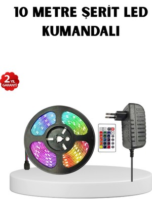 Ergün Store Renkli Smart LED Şerit – Suya Dayanıklı, Esnek, Enerji Tasarruflu - Lisinya