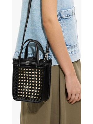 Parfois Kadın Hasır ve Çapraz Askılı El Çantası