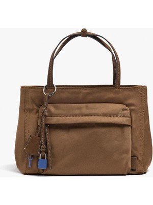 Parfois Kadın Aksesuarlı Teknik Kumaş Tote Çanta