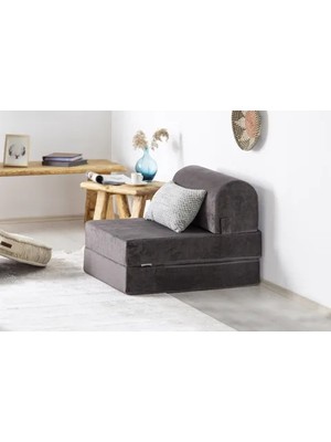Vivense Magic Tekli Katlanır Yataklı Koltuk, Antrasit