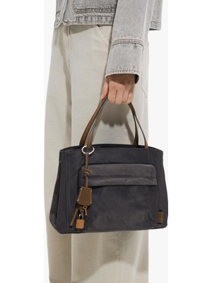 Parfois Kadın Aksesuarlı Teknik Kumaş Tote Çanta