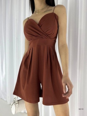 Allsisii Scuba Krep Şort Tulum