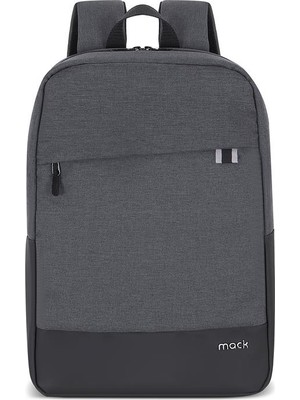 Mack 15.6" Unıcıty Eco Notebook Sırt Çantası Siyah Su Geçirmez Kumaş ile Ergonomik Tasarım