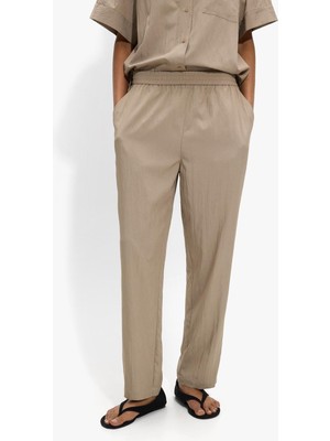 Parfois Kadın Kırışık Efektli ve Elastik Bel Pantolon