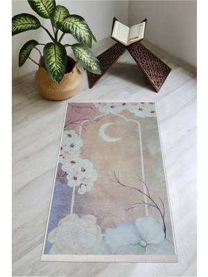 Modern Home Diz Ağrıtmaz Süngerli Kalın Tüylü Seccade Yumuşak Seccade