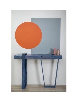 Vivense Woodface Laura Doğal Ahşap Dresuar, Lacivert