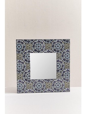 Paşabahçe Kütahya Çini Karolu Ayna 30X30 cm (30X30 Cm) - 1 Adet