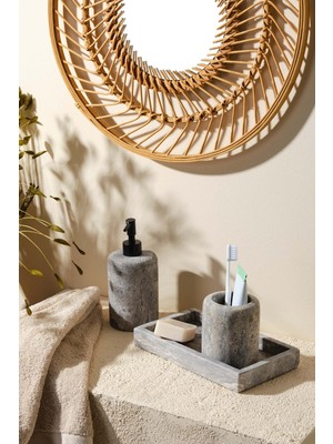 Paşabahçe Naturel Bambu Ayna M (70X70 Cm) - 1 Adet