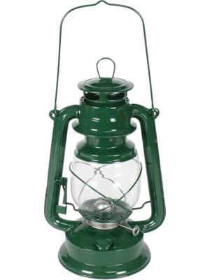 Otantik Çarşı Gemici Feneri Büyük Boy 28 Cm. Yeşil Renk