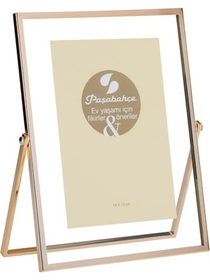 Paşabahçe Stand Çerçeve 10X15 cm Gold (10X15 Cm) - 1 Adet