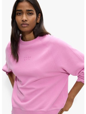 Parfois Kadın Nakışlı Pamuklu Sweatshirt