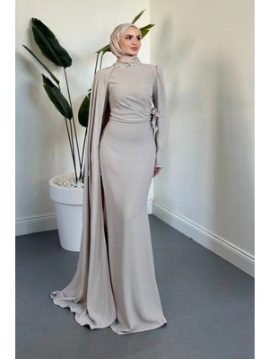 Merven Akyüz Aurelia Balık Kesim Krep Abiye Taş