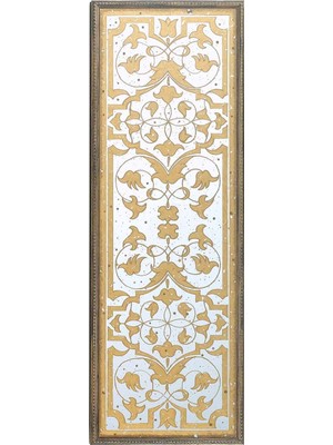 Paşabahçe Rumi Desen Ayna 18X52 cm (52X18 Cm) - 1 Adet