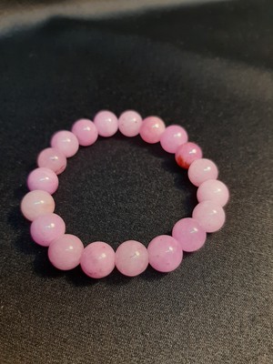 Mryart Lila Renk Iri Doğal Akik Taşı 10MM Bileklik