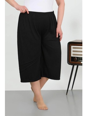 Genel Tedarik Kadın Büyük Beden Bürümcük Kapri