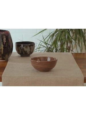 Vivense Massarelli Düz Keten Runner, Bej