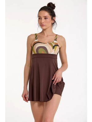 Genel Tedarik Argento 0341-3010 Kadın Elbiseli Mayo