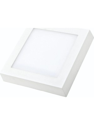 Kendal KDL431 Sıva Üstü Kare LED Panel 12W Beyaz Işık (Modern Tavan Lambası)