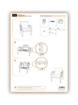 Vivense Vıera Tekli Koltuk, Mavi