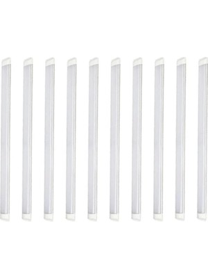 Kendal 10'lu Paket 120 cm 40 Watt Çift Sıra Ledli LED Bant Armatür 6500 Kelvin Beyaz Renk