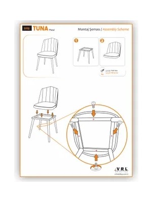 Vivense Tuna Metal Sandalye