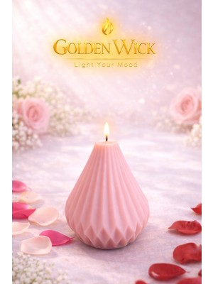 Moresun Golden Wick Yasemin Kokulu Geometrik Mum