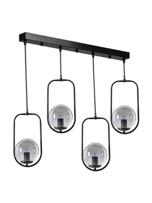 Vivense Lumexx Ahu Dörtlü Sıralı Füme Camlı Siyah Sarkıt