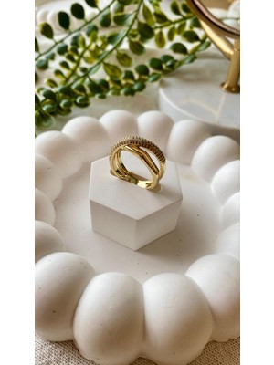 Vıp 14K Xuping Ikili Tamtur Yüzük