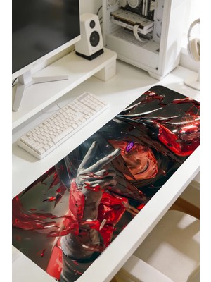 Charmbi Madara, Naruto 40X90 Mouse Pad Gaming Mousepad, Kaymaz Taban Büyük Oyuncu Pad